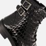 Feyn Brooke Veterboots zwart Lak - Thumbnail 5