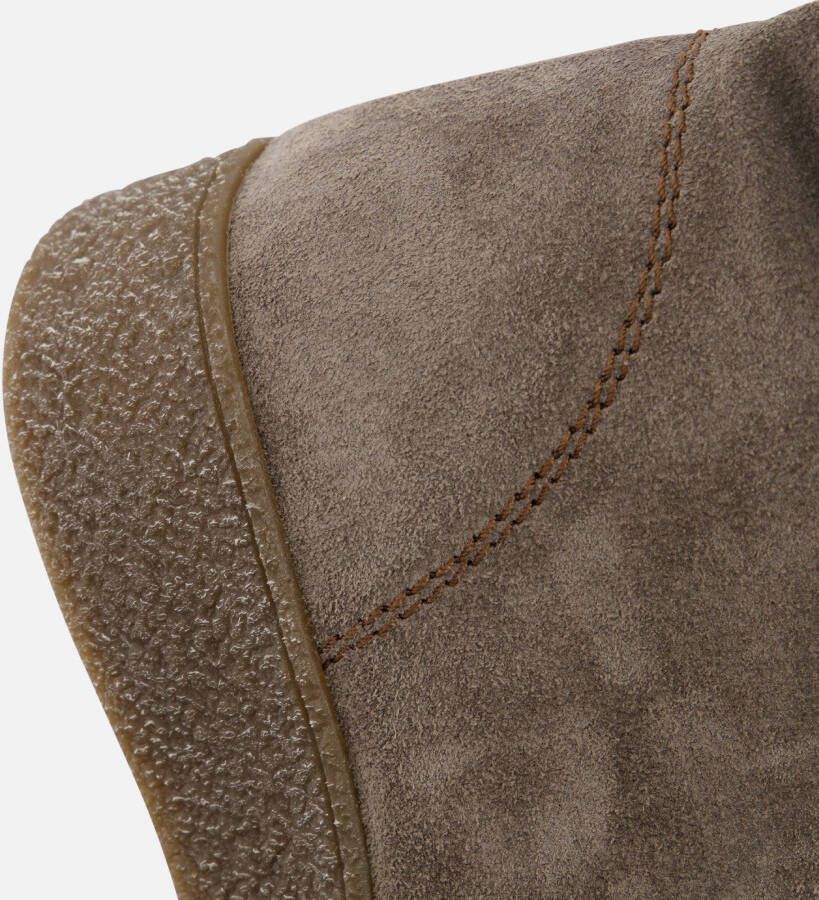 Feyn Marina Enkellaarsjes taupe Suede