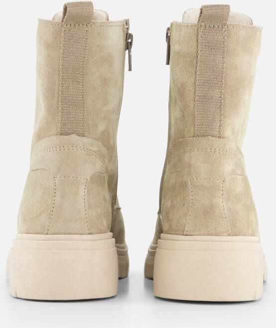 Feyn Paige01 Veterboots taupe Suede