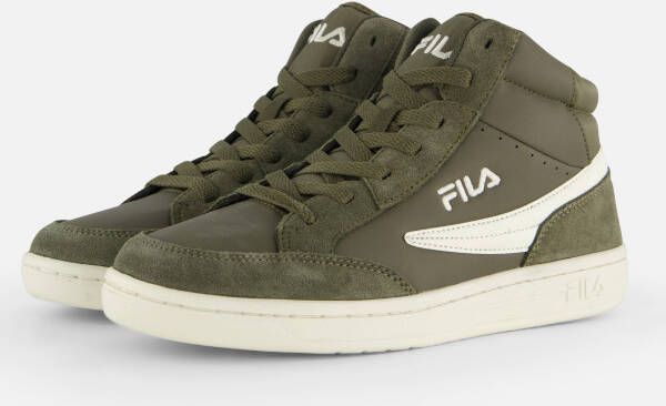 Fila Crew Mid Sneakers groen Imitatiesuede