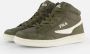 Fila Crew Mid Sneakers groen Imitatiesuede - Thumbnail 2