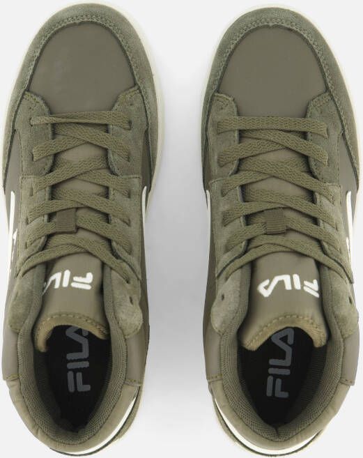 Fila Crew Mid Sneakers groen Imitatiesuede