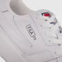 Fila Witte Lage Top Sneaker Leren Rubberen Zool White Heren - Thumbnail 6