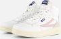 Fila Sevaro Mid Sneakers wit Leer Dames - Thumbnail 4