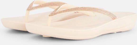 FitFlop iQushion Sparkle Slippers roze Textiel