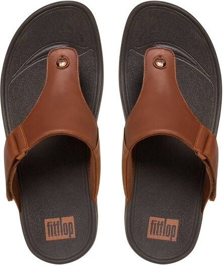 FitFlop Trak II slippers bruin