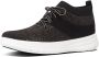 FitFlop Uberknit Slip-On High Top Sneaker laag gekleed Dames Zwart;Zwarte J30-501 -Black Bronze Metall - Thumbnail 5