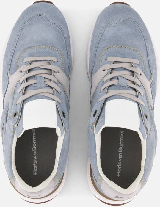 Floris van Bommel Noppi Sneakers blauw Leer