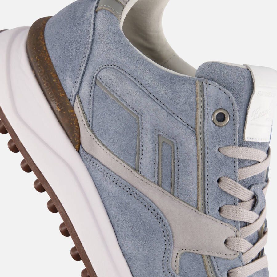 Floris van Bommel Noppi Sneakers blauw Leer