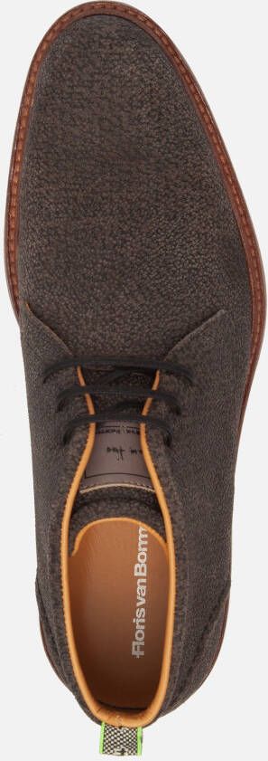 Floris van Bommel Veterboots grijs Suede 398240