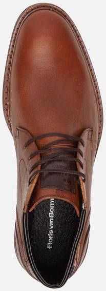 Floris van Bommel Veterschoenen cognac