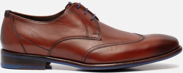 Floris van Bommel Veterschoenen cognac Leer 310305