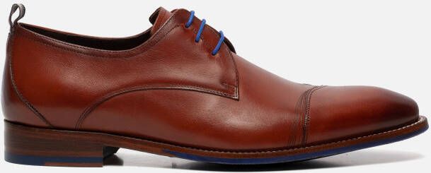 Floris van Bommel Veterschoenen cognac Leer 310338