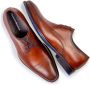 Floris van bommel 30196 De Stijler 17.00 Dark Cognac H-Wijdte Veterschoenen - Thumbnail 8