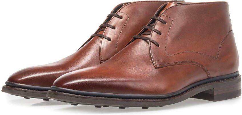 Floris van Bommel Veterschoenen cognac Leer 399340