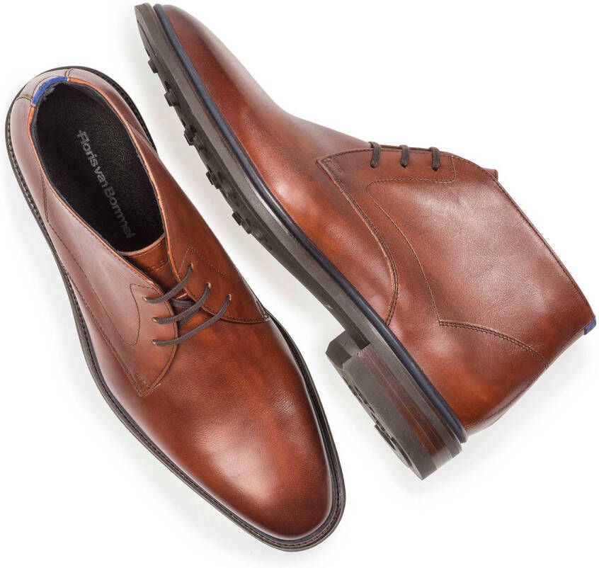 Floris van Bommel Veterschoenen cognac Leer 399340