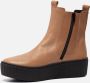 Gabor Moderne Chelsea Boots in Cognac Leer Brown Dames - Thumbnail 3