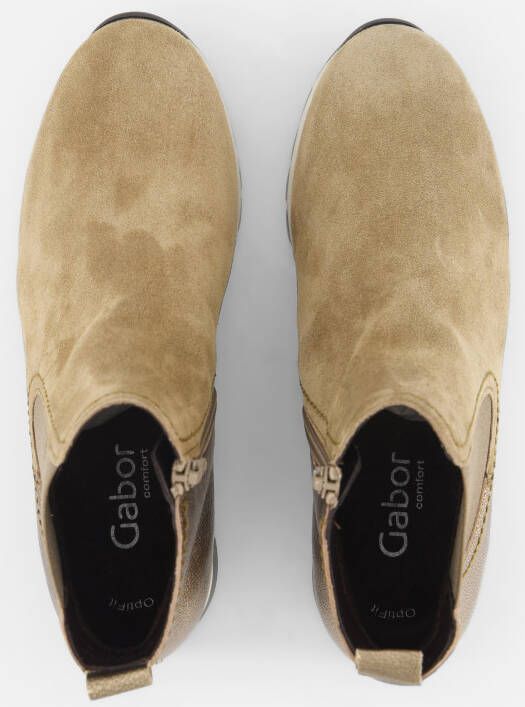 Gabor Chelsea boots bruin Suede