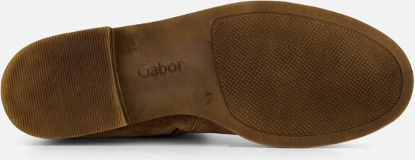 Gabor Enkellaarsjes bruin Suede