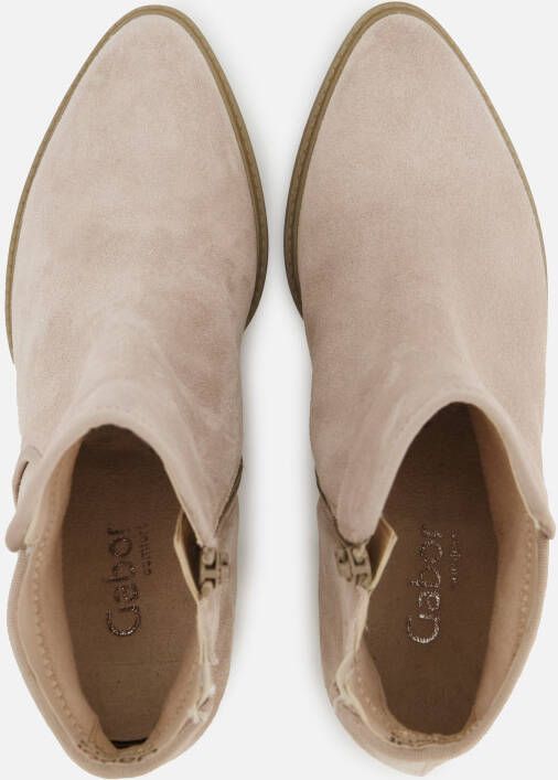 Gabor Enkellaarsjes beige Suede