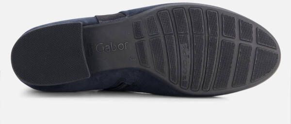 Gabor Enkellaarsjes blauw Suede