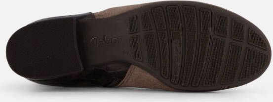 Gabor Enkellaarsjes bruin Suede