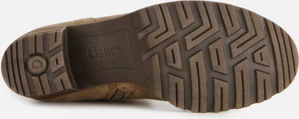 Gabor Enkellaarsjes Taupe Suede 182431