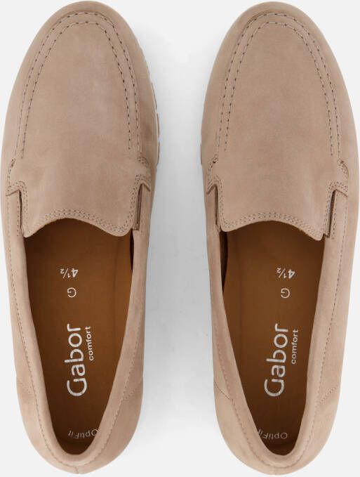 Gabor Instappers beige Nubuck