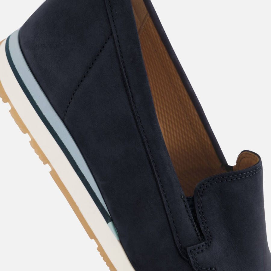 Gabor Instappers blauw Nubuck