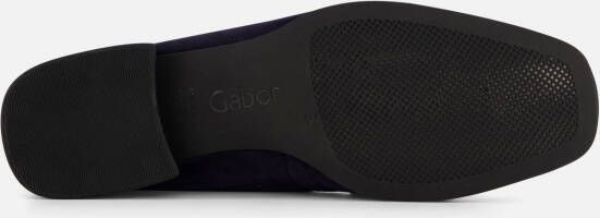 Gabor Instappers blauw Suede