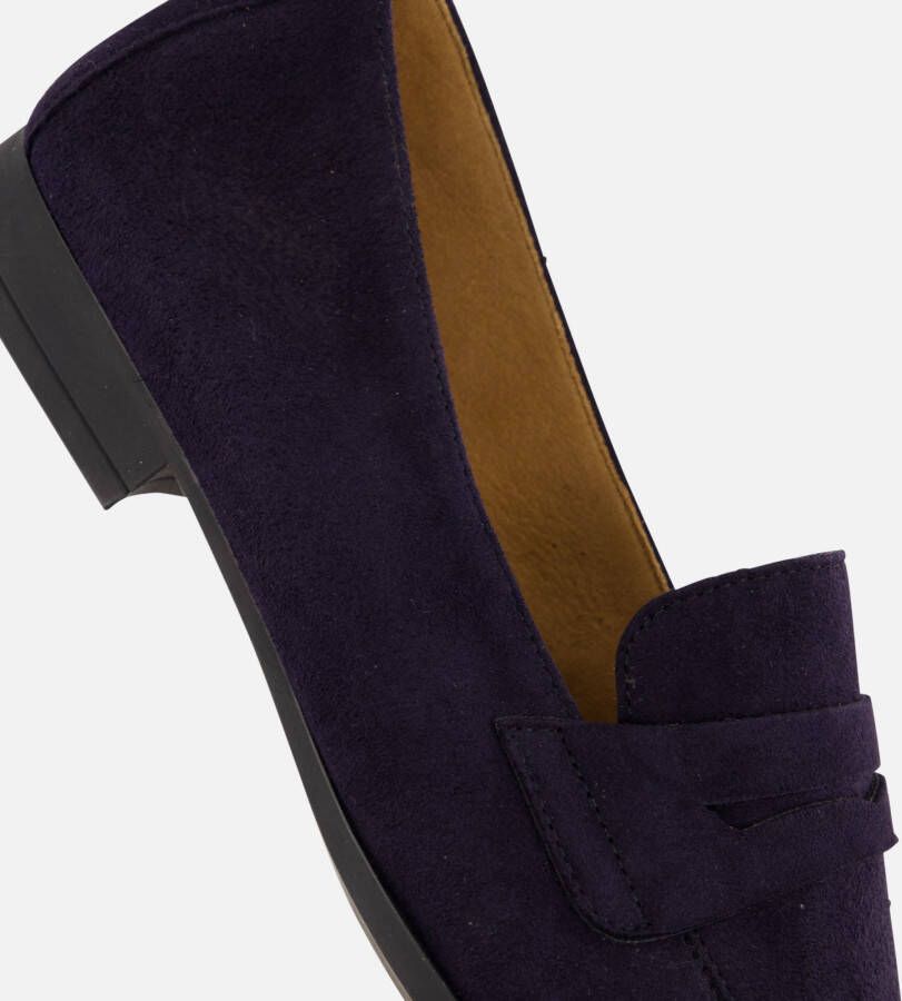 Gabor Instappers blauw Suede