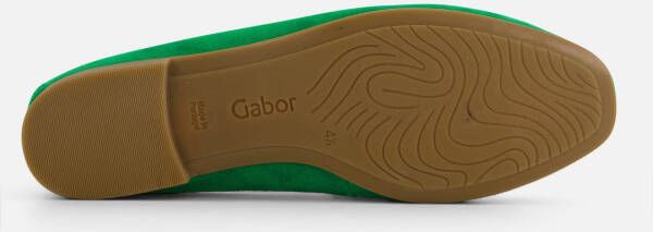 Gabor Instappers groen Suede