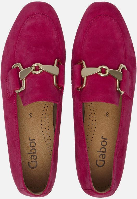 Gabor Instappers roze Suede