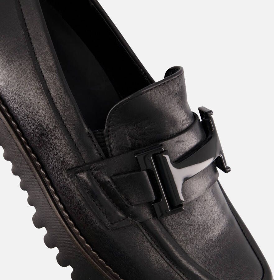 Gabor Loafers zwart Leer