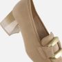 Gabor Elegante Gesloten Formele Zakelijke Schoenen Beige Dames - Thumbnail 10