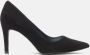 Gabor Zwarte Velours Klassieke Trotteur Schoenen Black Dames - Thumbnail 10