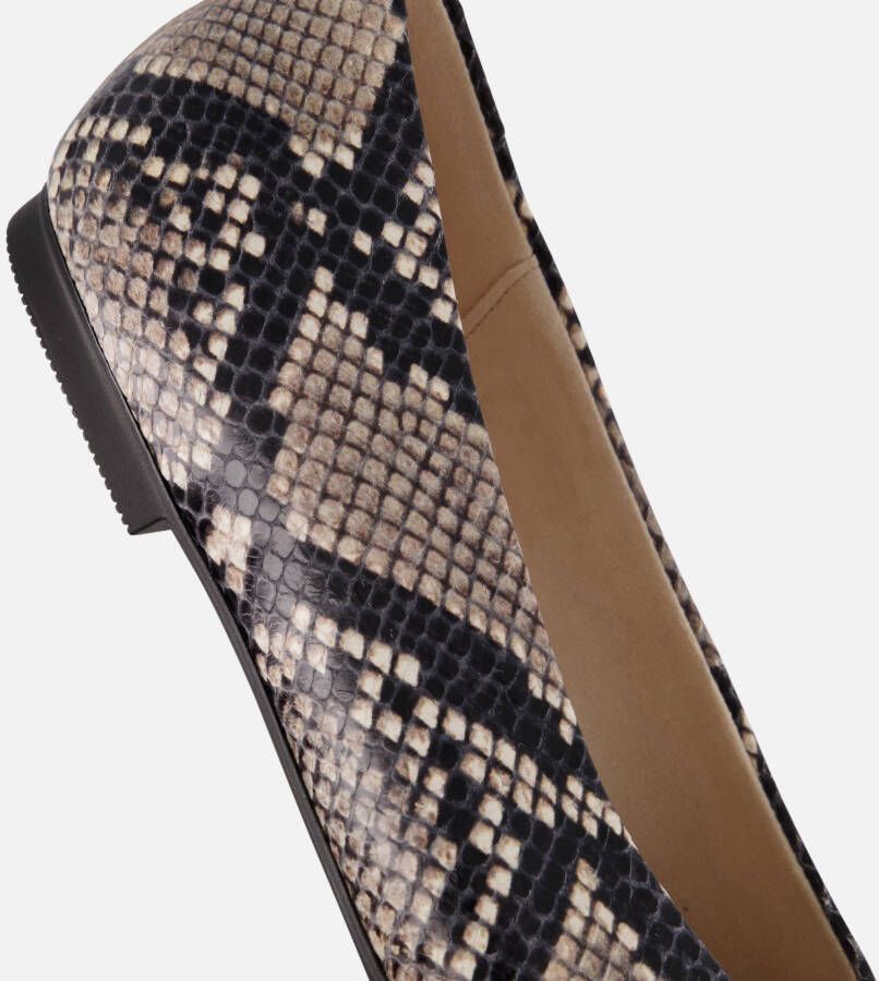 Gabor Python Instappers beige Leer