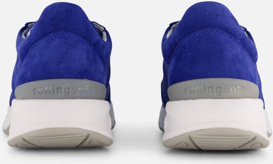 Gabor Rollingsoft Sneakers blauw Suede