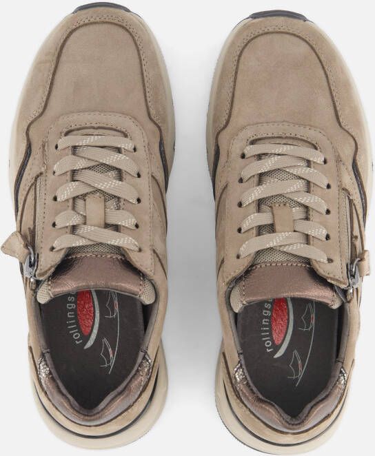 Gabor Rollingsoft Sneakers taupe Nubuck