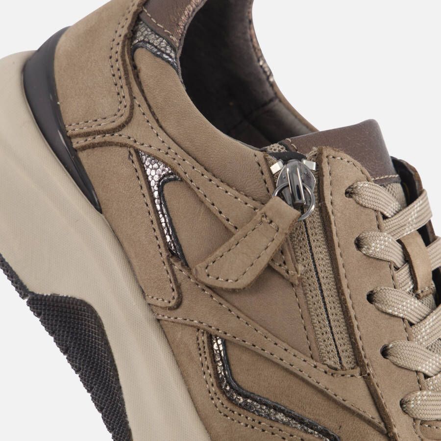 Gabor Rollingsoft Sneakers taupe Nubuck