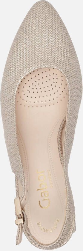 Gabor Slingback Pumps beige Synthetisch