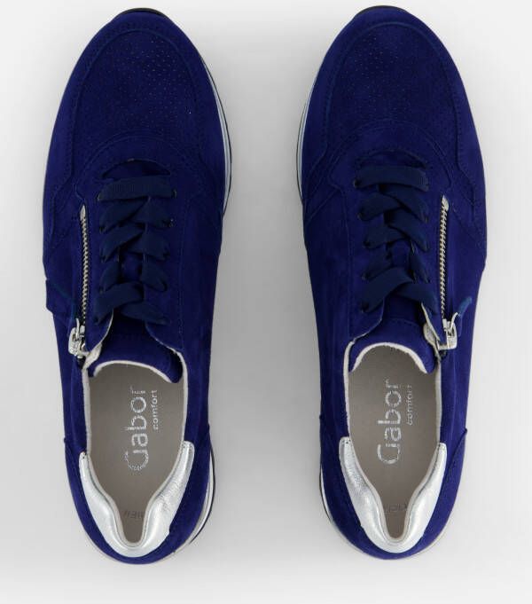 Gabor Sneakers blauw Suede