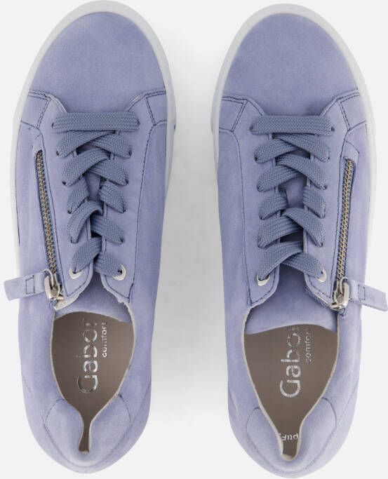 Gabor Sneakers blauw Suede