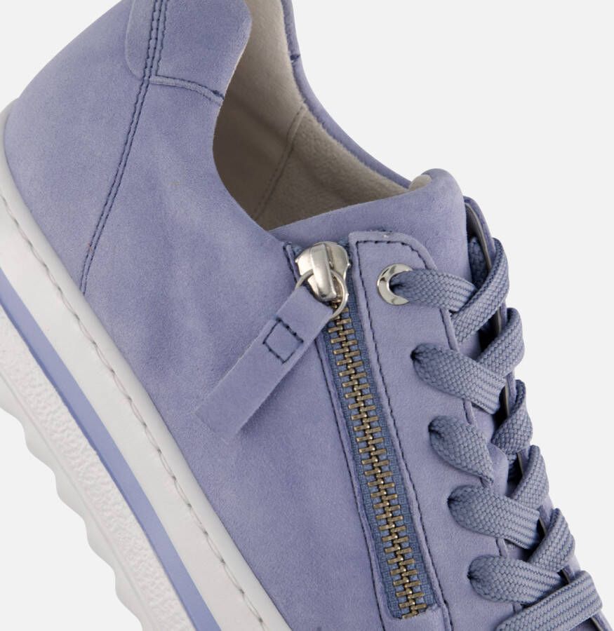 Gabor Sneakers blauw Suede