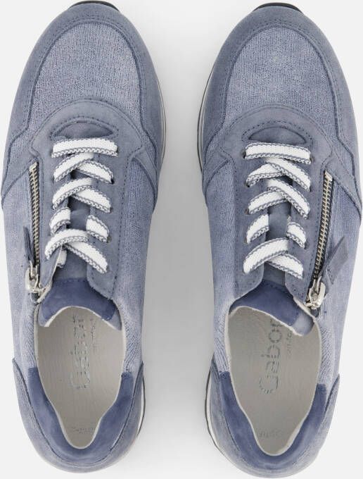 Gabor Sneakers blauw Suede