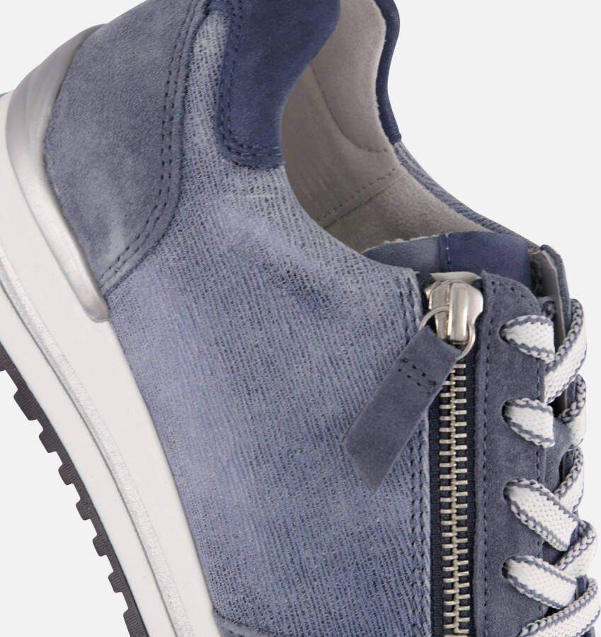 Gabor Sneakers blauw Suede