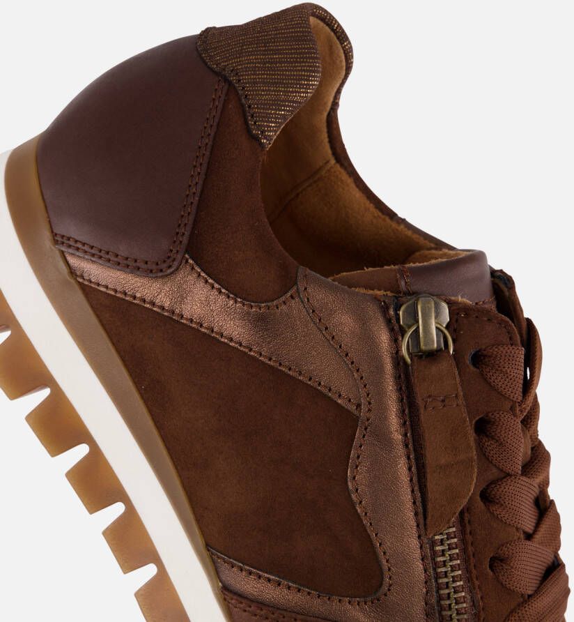 Gabor sneakers cognac Suede