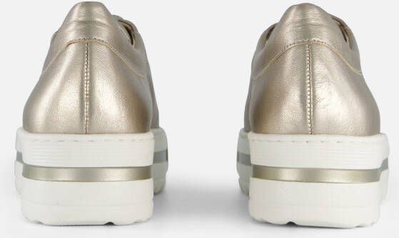 Gabor Sneakers goud Leer