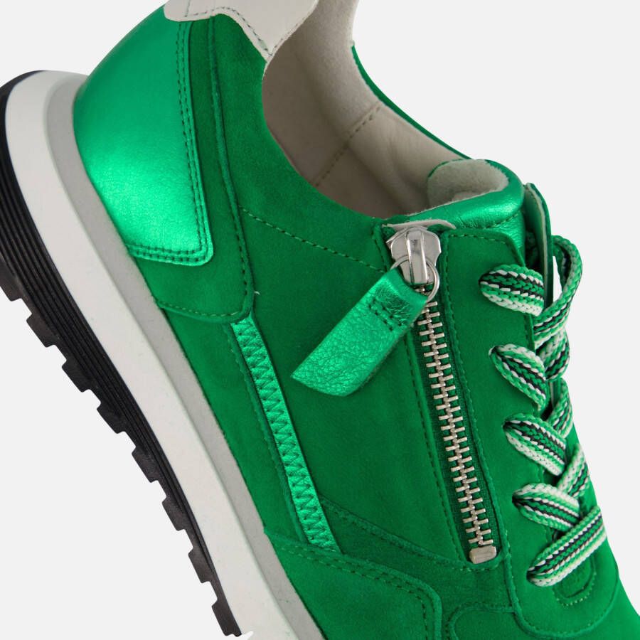 Gabor Sneaker 46.378.35 Groen Wit Wijdte H - Foto 7