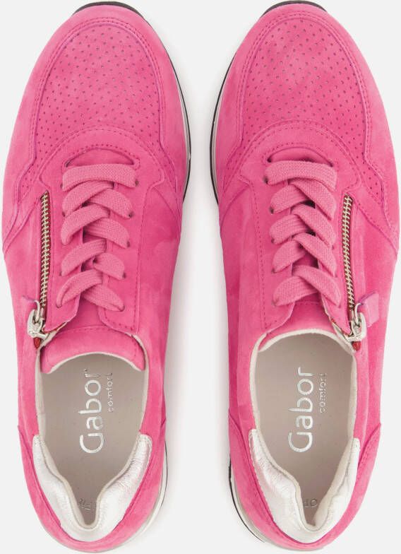 Gabor Sneakers roze Suede